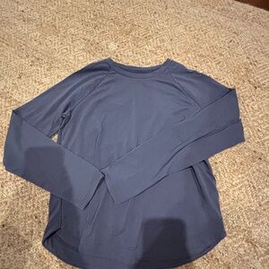 Athleta Kids Long Sleeve purple/ grey